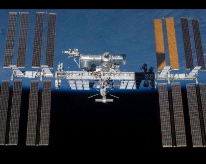 The crew of the International Space Station is safe, but a cargo ship due to resupply the station has malfunctioned. Image: NASA.